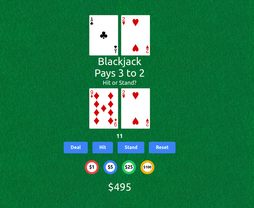 Blackjack Game Thumbnail